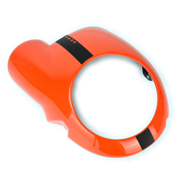 Pyramid Plastics Pyramid nose fairing | gloss red (atomic tangerine) | ducati scrambler sixty2 2015>current